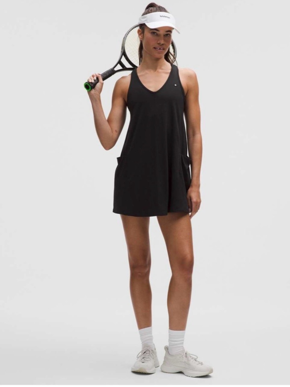 lululemon athletica Black Athletic Tennis Dress